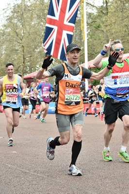 David Howells at London Marathon 2016
