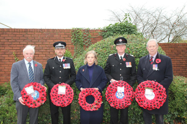 Remembrance Ceremony, HIWFRS HQ, 11 November 2022