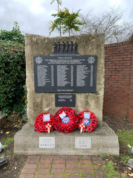 Remembrance Ceremony, HIWFRS HQ, 11 November 2022